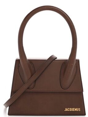 Jacquemus Brown Le Chiquito Leather Top-Handle Bag